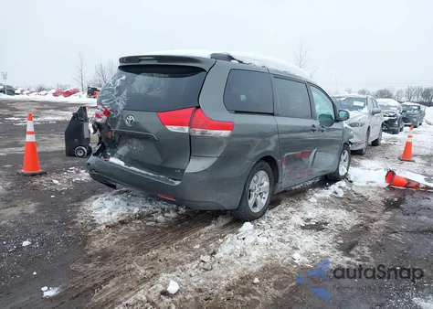 2011 Toyota Sienna Le V6 from USA, damaged, VIN 5TDKK3DC8BS013815